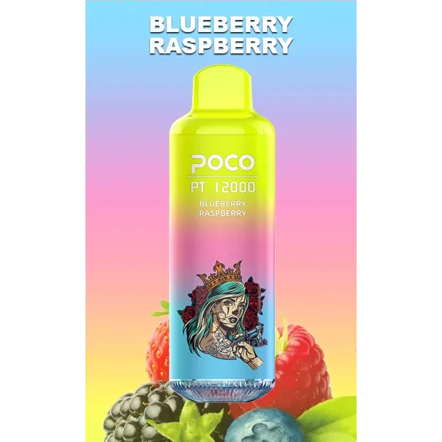 POCO PT12000 5% Nicotine - Blueberry Raspberry