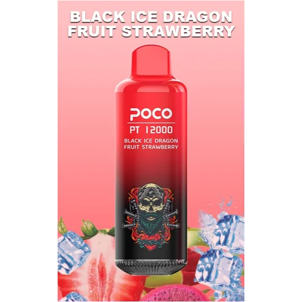 POCO PT12000 5% Nicotine - Strawberry Ice Dragonfruit