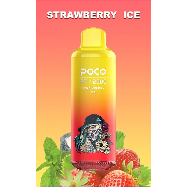 POCO PT12000 5% Nicotine - Strawberry Ice