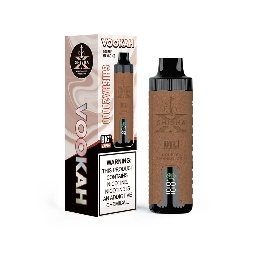 Vapmod Vookah20000 3% Shisha Style DTL Disposable Vape Double Mango Ice| VM012