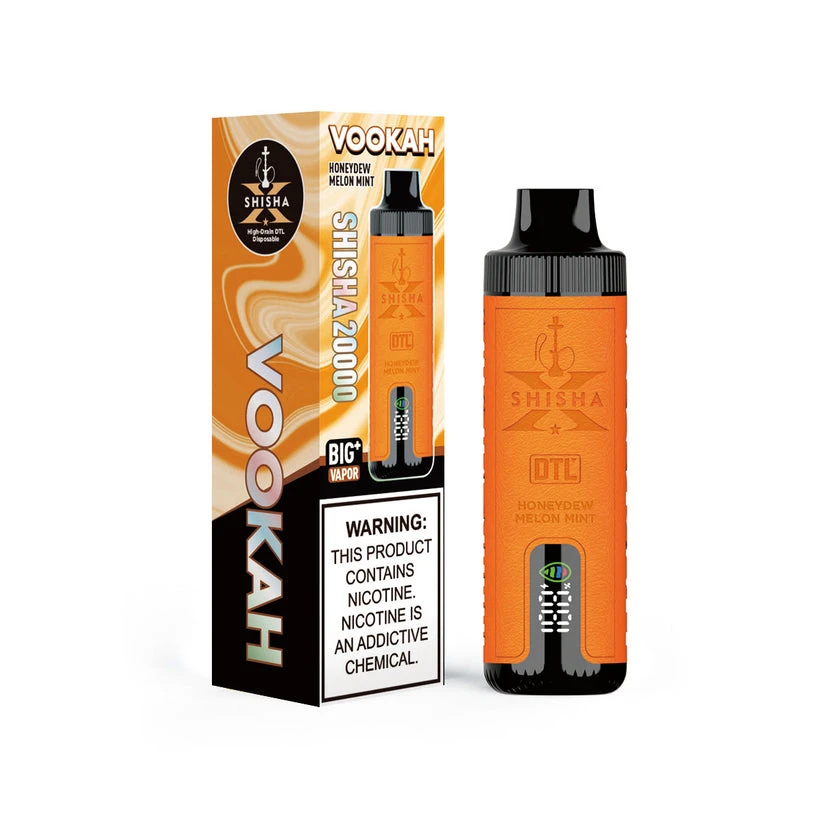 Vapmod Vookah20000 3% Shisha Style DTL Disposable Vape Honeydew Melon Mint| VM012